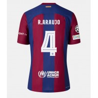 Dámy Fotbalový dres Barcelona Ronald Araujo #4 2023-24 Domácí Krátký Rukáv